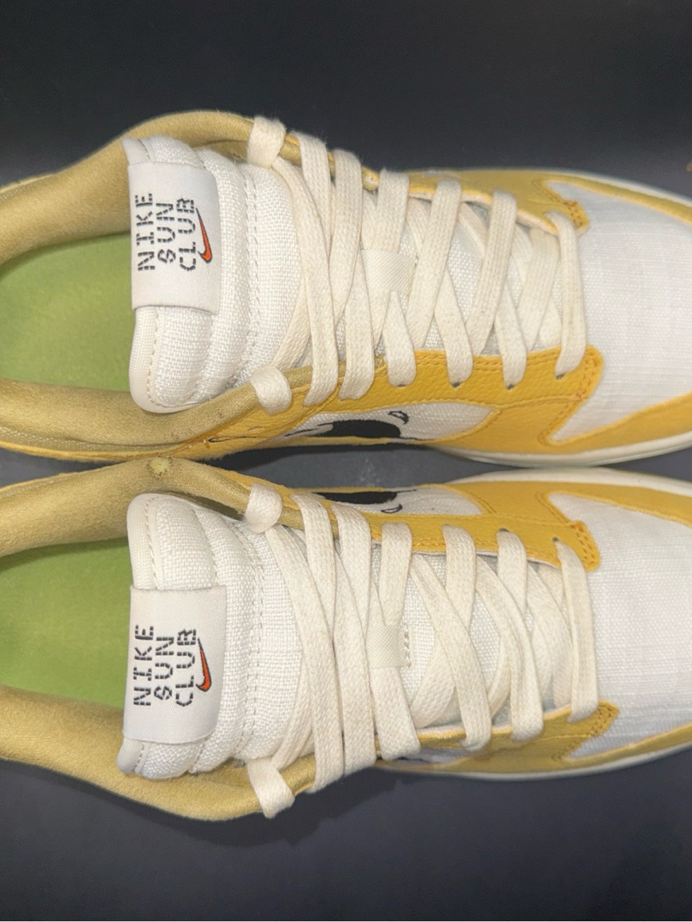 Size 9.5 - Nike Dunk Low Sun Club, DV1681-100, Clean, No Box, Minor Flaws, Good - Picture 6 of 11